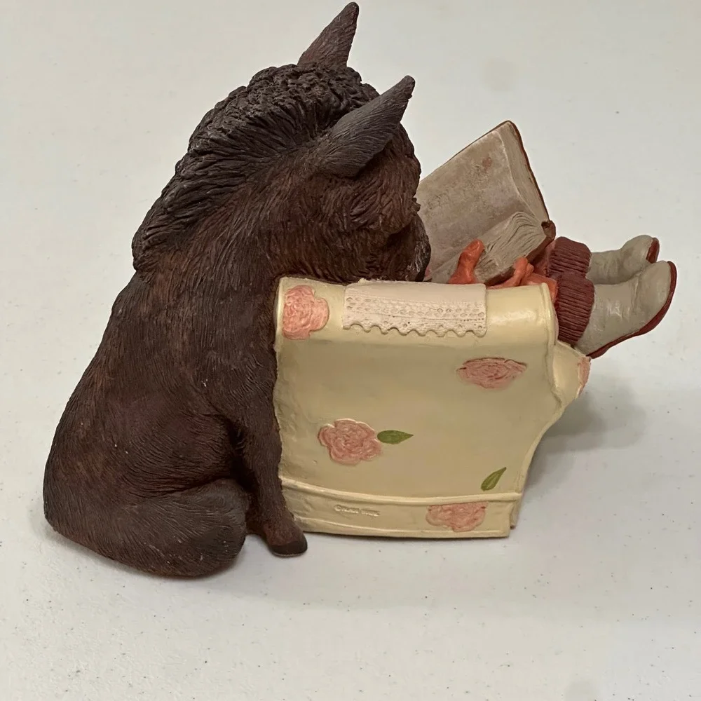 Klaus Wickl Enesco Sandman Santa Reading & Donkey 340464 Vintage 1994 Decor